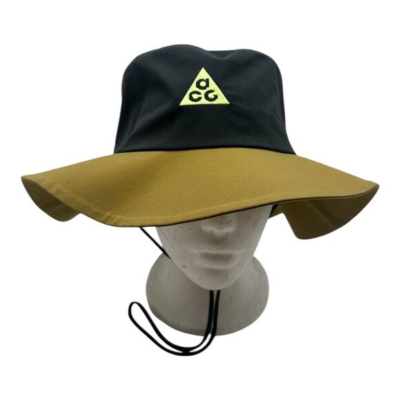 Nike ACG Bucket Hat Off‎ Noir Ghost Green Size M/L Adults Unisex DC9088 045 NEW - Picture 1 of 6